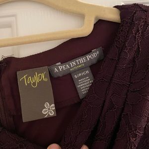 Knee length lace maternity dress - A Pea in a Pod